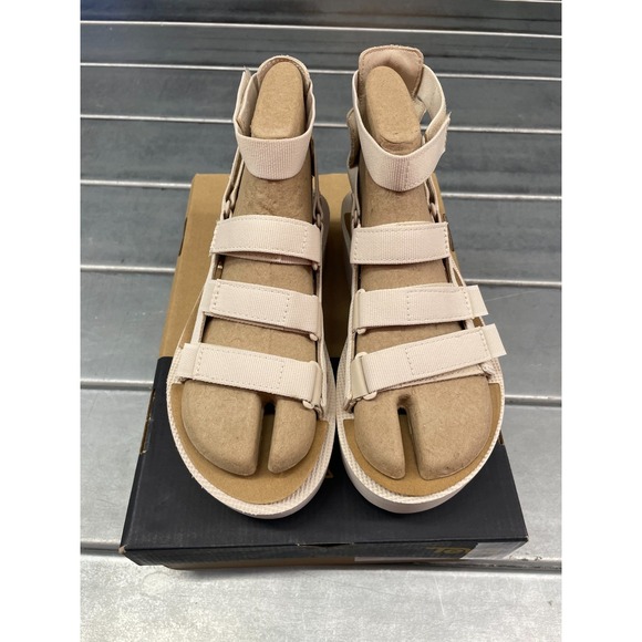 Teva Flatform Mevia‎ Sandals Womens 10 Birch Gladiator Platform - Picture 2 of 9